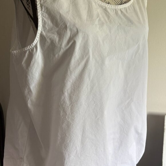 Elemente Clemente White Cotton Sleeveless Top "Stacy", Size 4 - Picture 10 of 10
